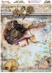 Pirinç Dekopaj Kağıdı 30x42cm PT-423