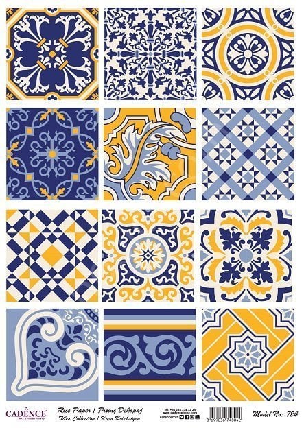 Cadence Pirinç Dekopaj Kağıdı Model - 724