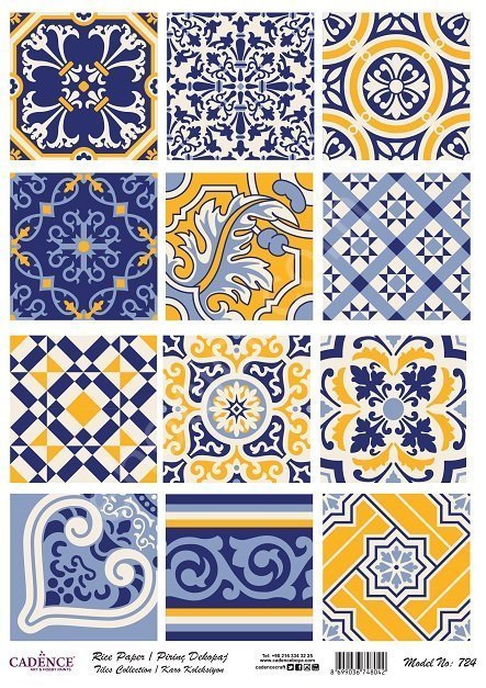 Cadence Pirinç Dekopaj Kağıdı Model - 724