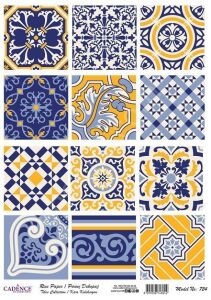 Cadence Pirinç Dekopaj Kağıdı Model - 724