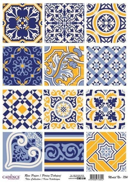 Cadence Pirinç Dekopaj Kağıdı Model - 724