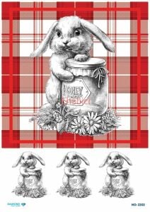 Diamond Pirinç Dekopaj Kağıdı - 2202