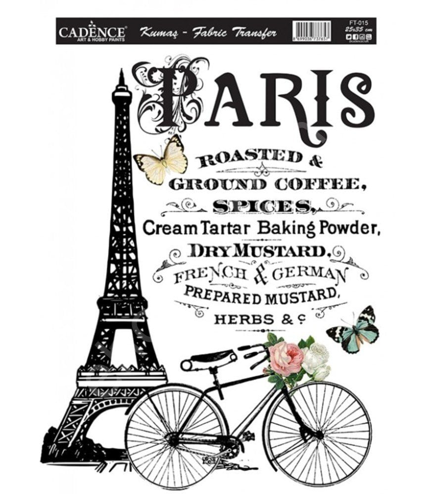 FT-15  Cadence Kumaş Transfer 25x35cm