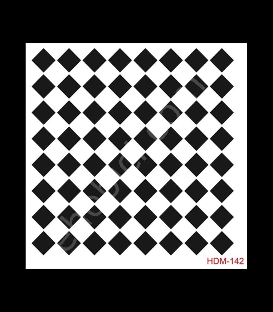 HDM142 Cadence Home Dekor Stencil 25x25