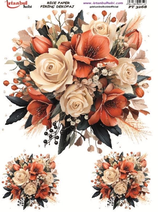 Pirinç Dekopaj Kağıdı 30x42cm PT-3268