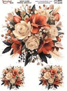 Pirinç Dekopaj Kağıdı 30x42cm PT-3268