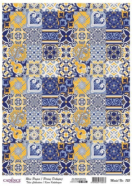 Cadence Pirinç Dekopaj Kağıdı Model - 725