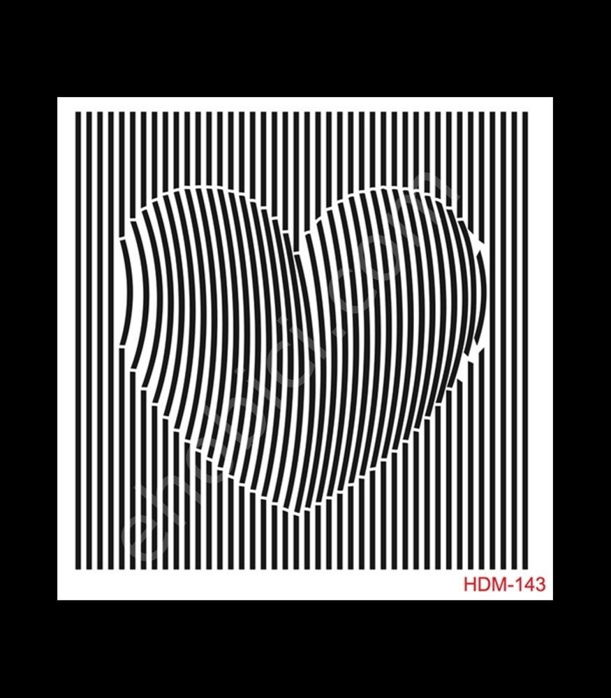 HDM143 Cadence Home Dekor Stencil 25x25