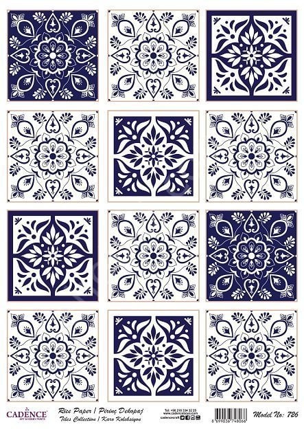 Cadence Pirinç Dekopaj Kağıdı Model - 726