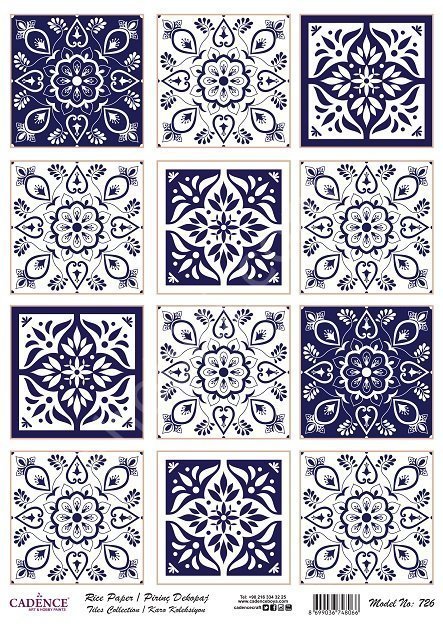 Cadence Pirinç Dekopaj Kağıdı Model - 726