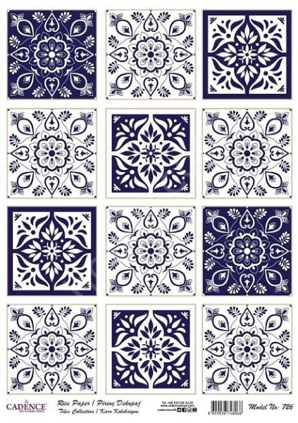 Cadence Pirinç Dekopaj Kağıdı Model - 726