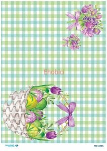 Diamond Pirinç Dekopaj Kağıdı - 2204