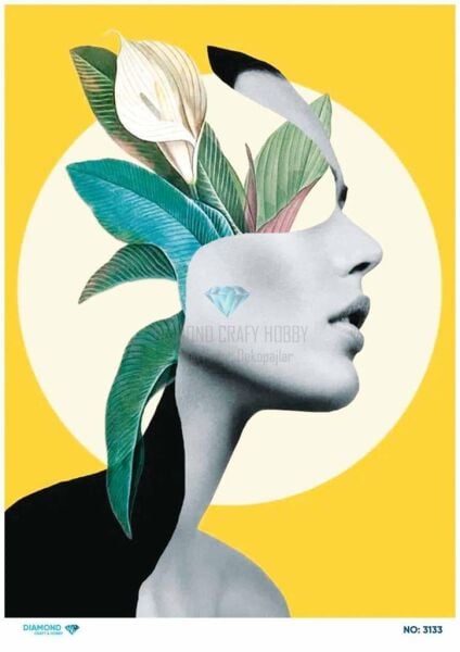 Diamond Pirinç Dekopaj Kağıdı - 3133