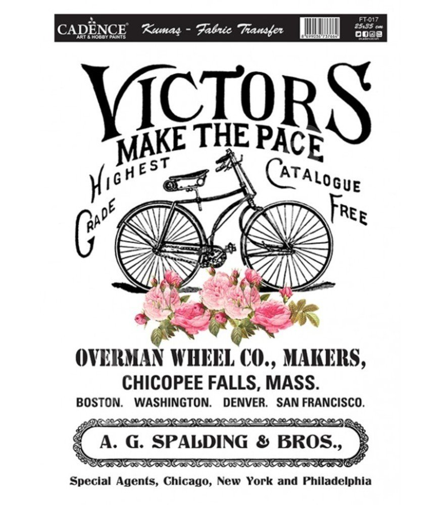 FT-17  Cadence Kumaş Transfer 25x35cm