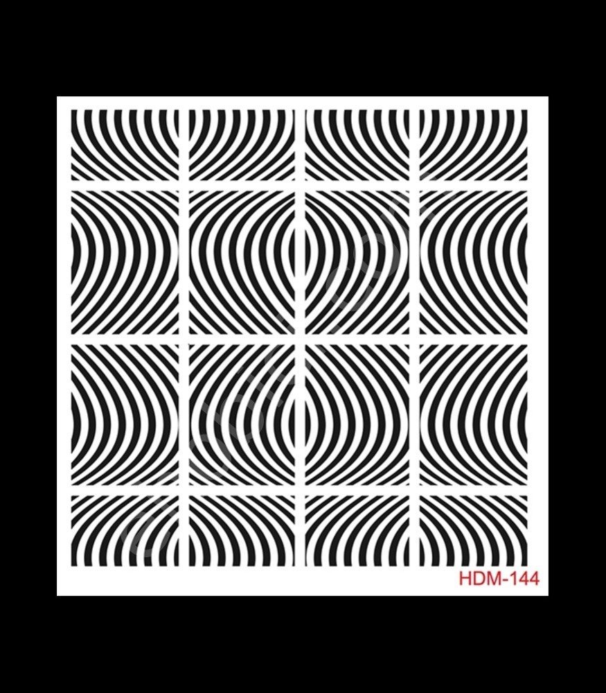 HDM144 Cadence Home Dekor Stencil 25x25