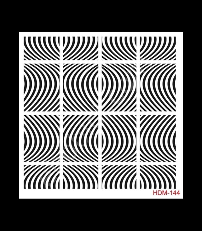 HDM144 Cadence Home Dekor Stencil 25x25