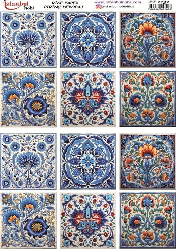Pirinç Dekopaj Kağıdı 30x42cm PT-2132