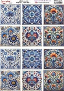 Pirinç Dekopaj Kağıdı 30x42cm PT-2132