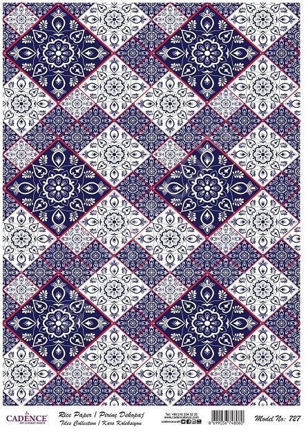 Cadence Pirinç Dekopaj Kağıdı Model - 727