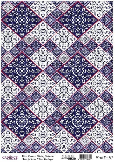 Cadence Pirinç Dekopaj Kağıdı Model - 727