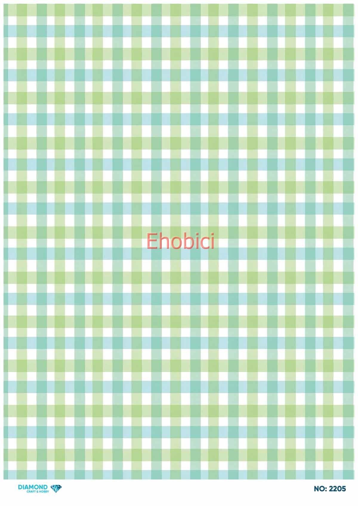 Diamond Pirinç Dekopaj Kağıdı - 2205