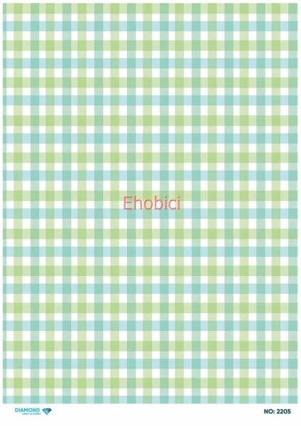 Diamond Pirinç Dekopaj Kağıdı - 2205