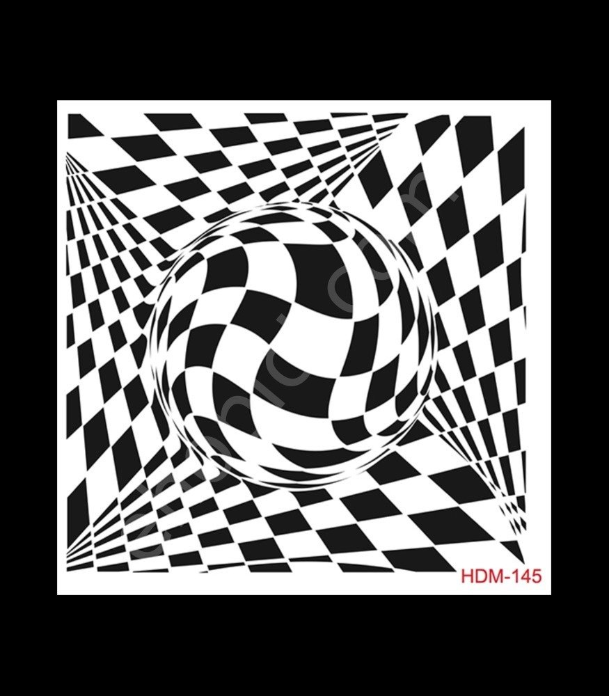 HDM145 Cadence Home Dekor Stencil 25x25