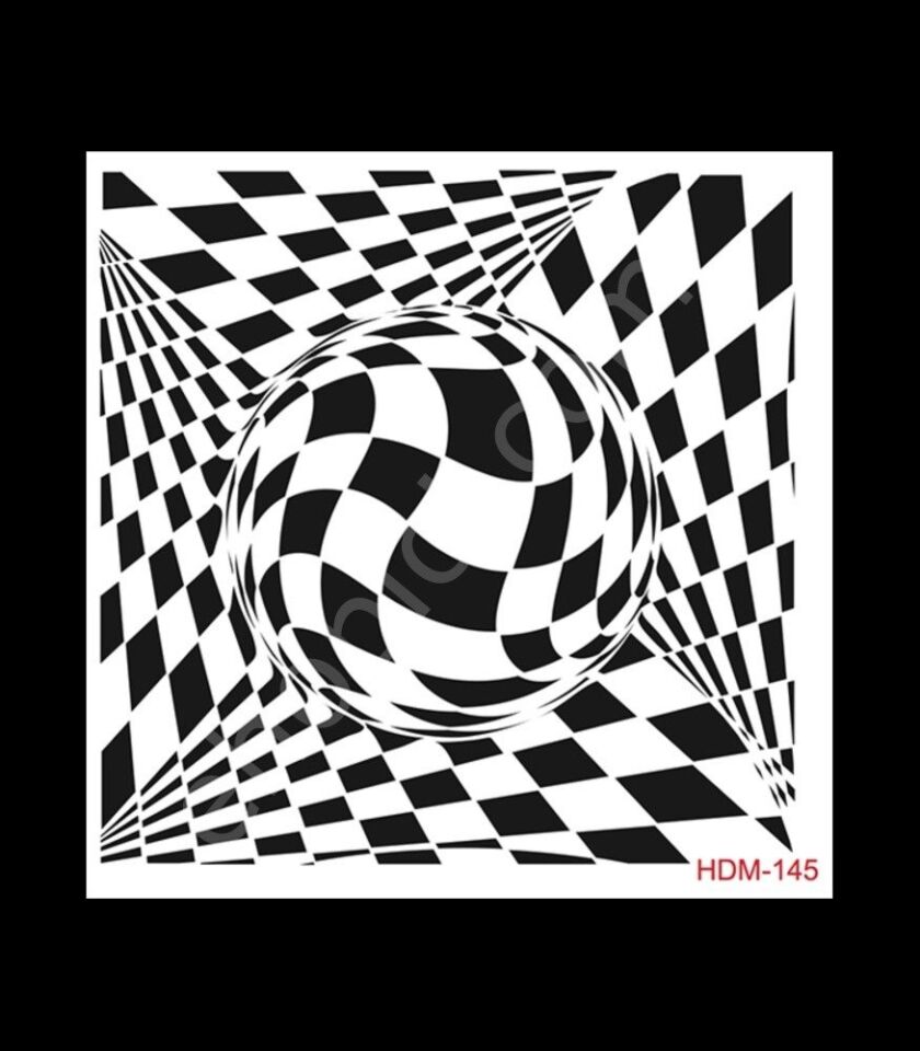 HDM145 Cadence Home Dekor Stencil 25x25