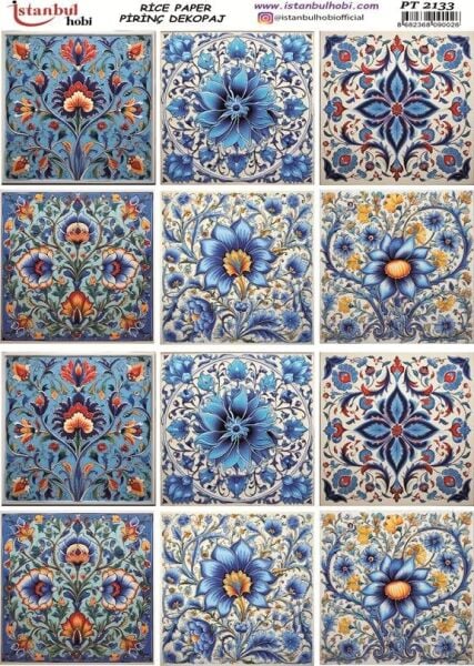 Pirinç Dekopaj Kağıdı 30x42cm PT-2133