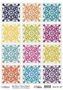 Cadence Pirinç Dekopaj Kağıdı Model - 728