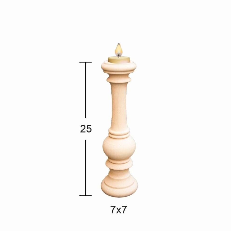 Ahşap Şamdan ŞA-04