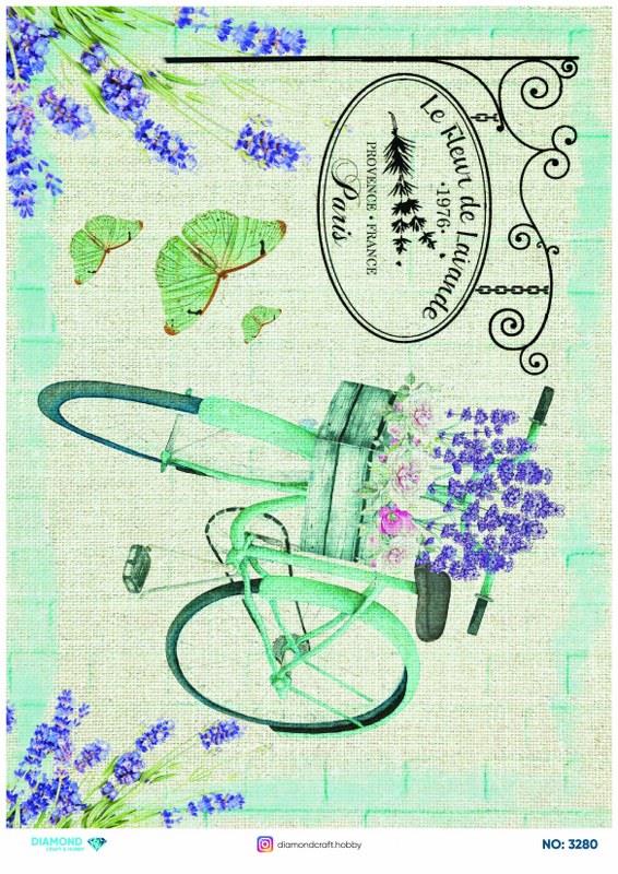 Diamond Pirinç Dekopaj Kağıdı - 3280