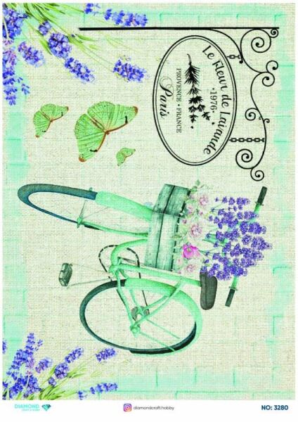 Diamond Pirinç Dekopaj Kağıdı - 3280