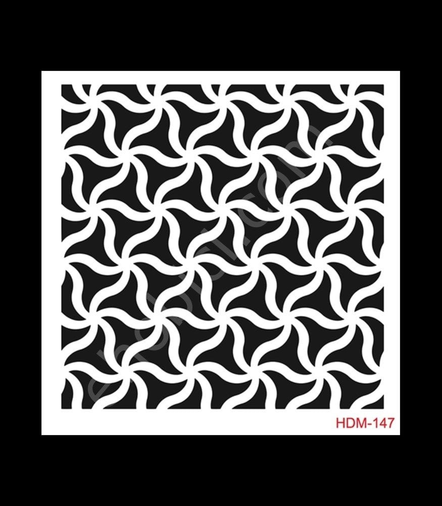 HDM147 Cadence Home Dekor Stencil 25x25