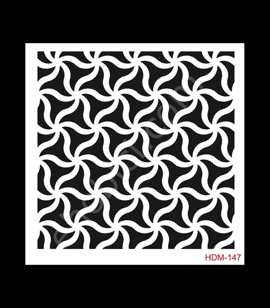 HDM147 Cadence Home Dekor Stencil 25x25