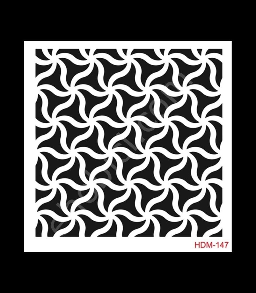 HDM147 Cadence Home Dekor Stencil 25x25