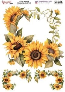 Pirinç Dekopaj Kağıdı 30x42cm PT-1484