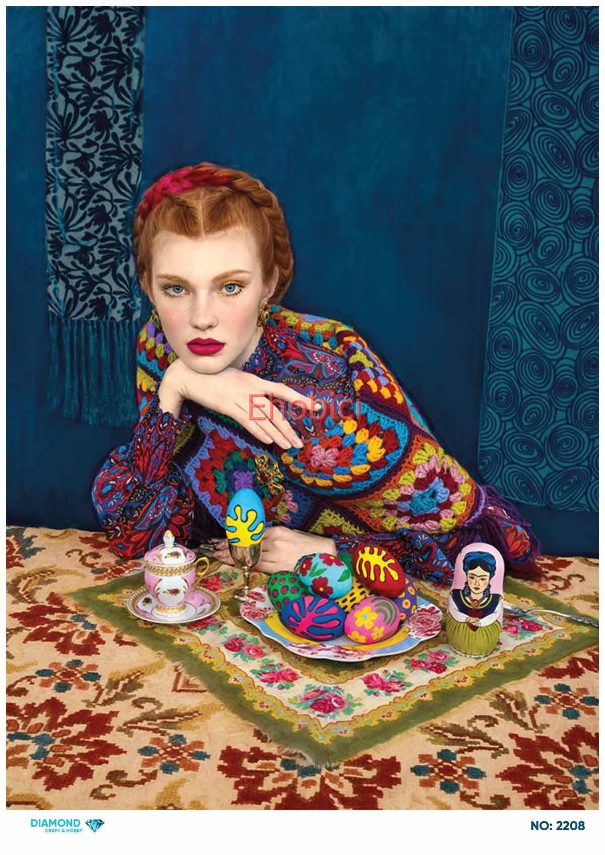 Diamond Pirinç Dekopaj Kağıdı - 2208