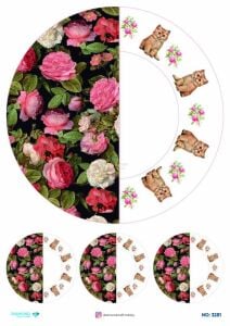 Diamond Pirinç Dekopaj Kağıdı - 3281