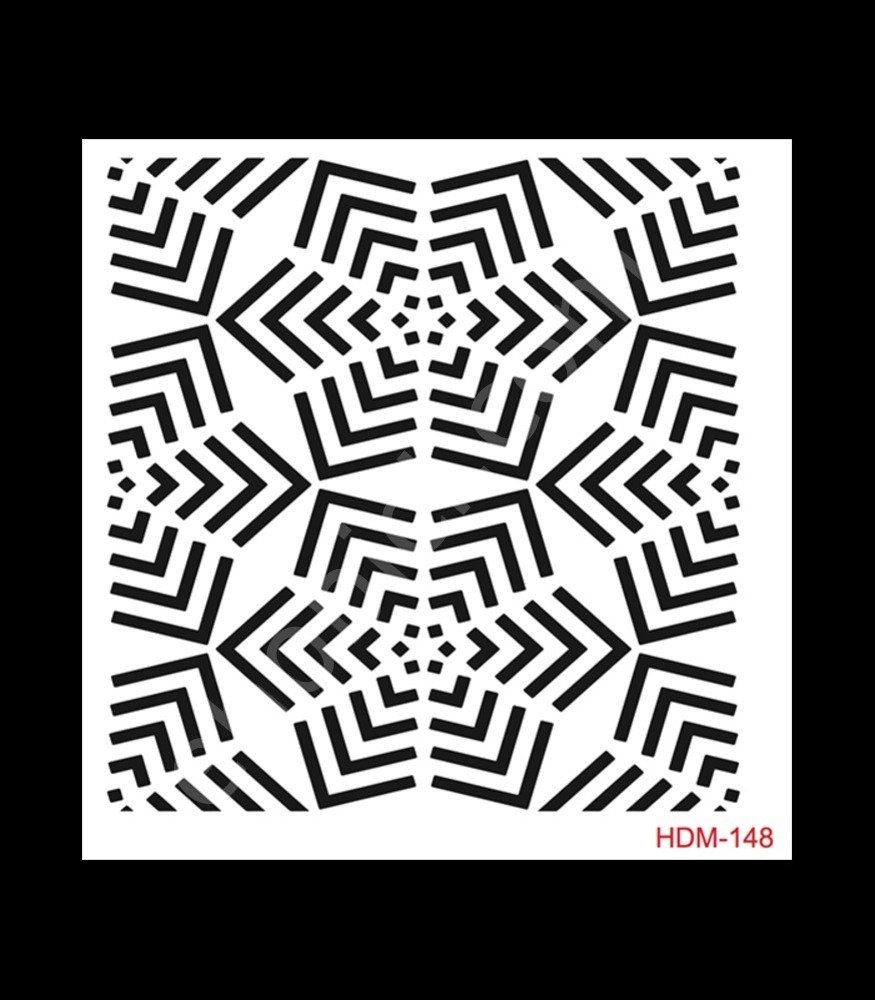 HDM148 Cadence Home Dekor Stencil 25x25