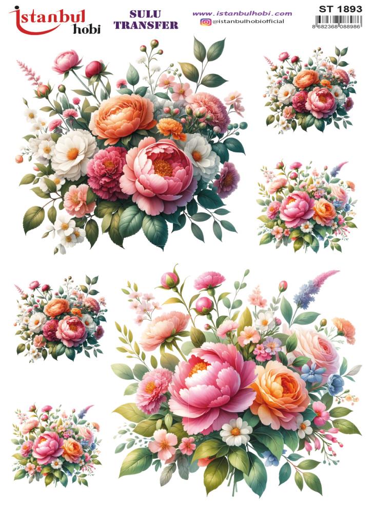 Sulu Transfer Kağıdı 25x35cm ST-1893