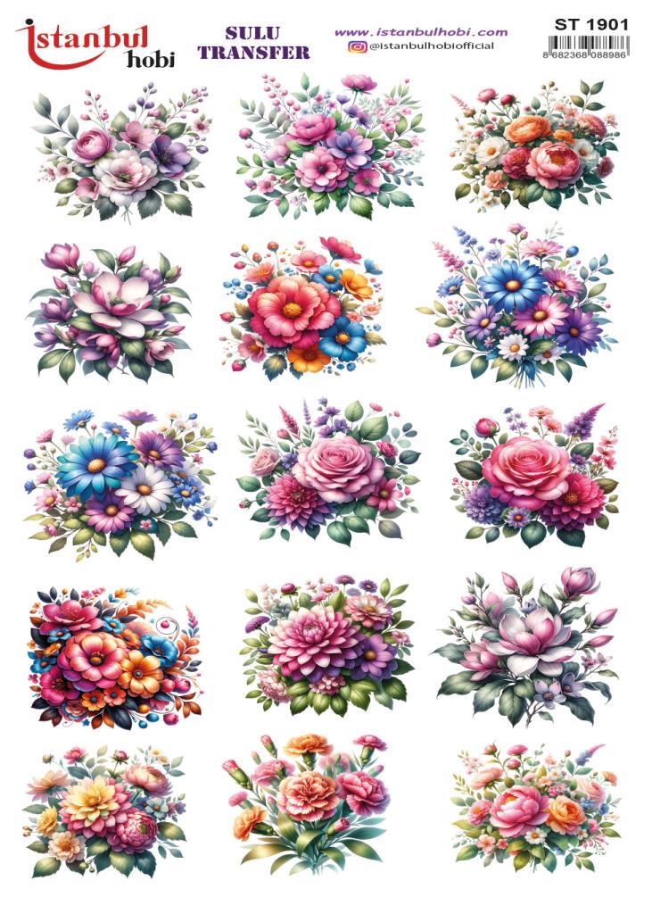 Sulu Transfer Kağıdı 25x35cm ST-1901