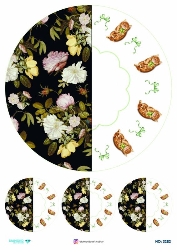 Diamond Pirinç Dekopaj Kağıdı - 3282