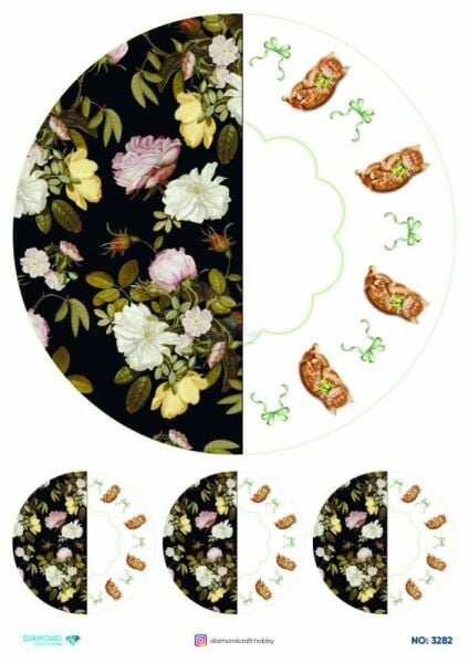 Diamond Pirinç Dekopaj Kağıdı - 3282