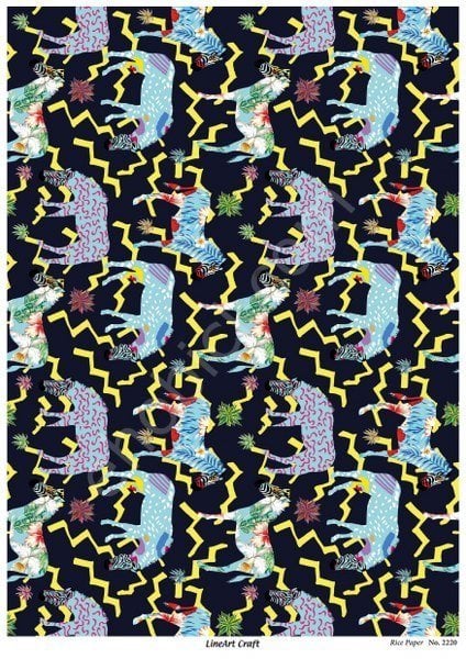 Lineart Pirinç Dekopaj Kağıdı Model - 2220