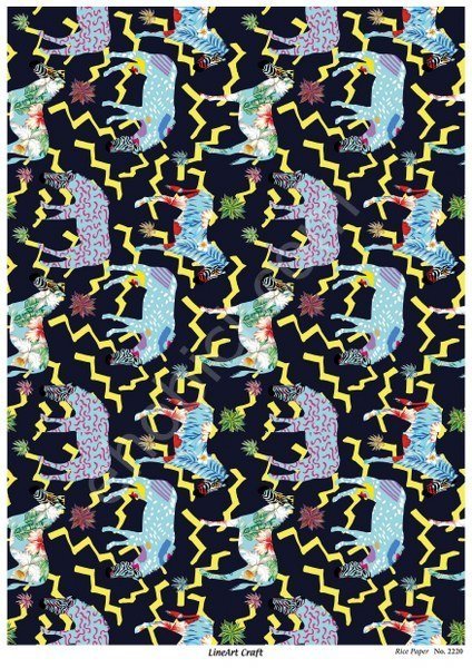 Lineart Pirinç Dekopaj Kağıdı Model - 2220