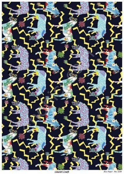 Lineart Pirinç Dekopaj Kağıdı Model - 2220