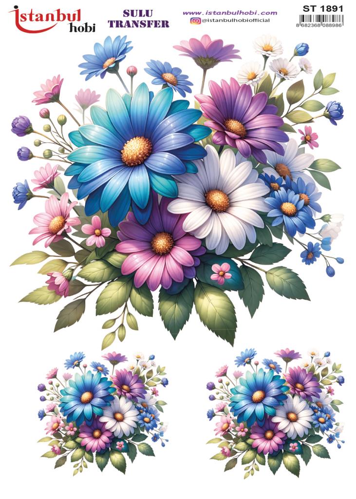 Sulu Transfer Kağıdı 25x35cm ST-1891