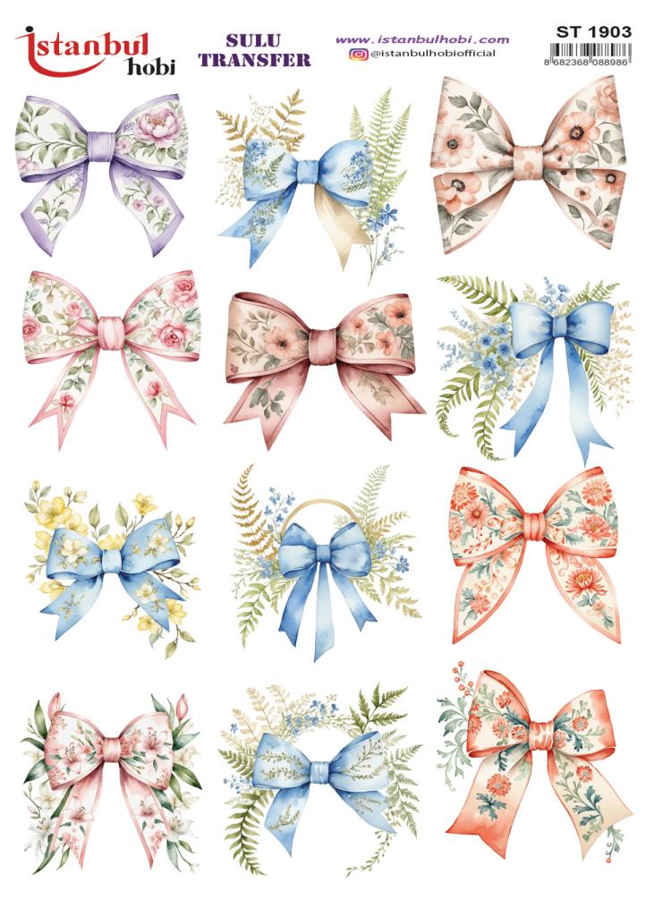 Sulu Transfer Kağıdı 25x35cm ST-1903