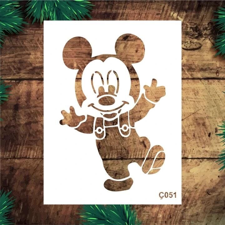 Çocuk Desen Stencil Şablon (15x20) Ç-051